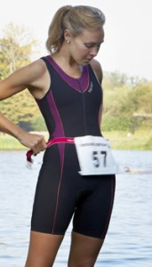 Triathlon-Ausrüstung. Startnummernband